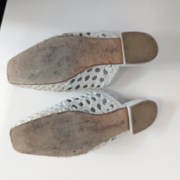LOQ Marti Mules Slip On Woven Leather Shoe - Picture 5 of 7